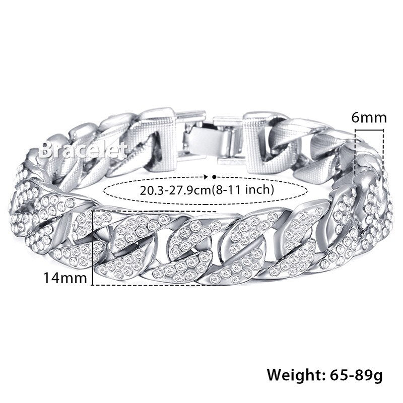 Miami Gold Curb Cuban Bracelet-Tay's Goodies