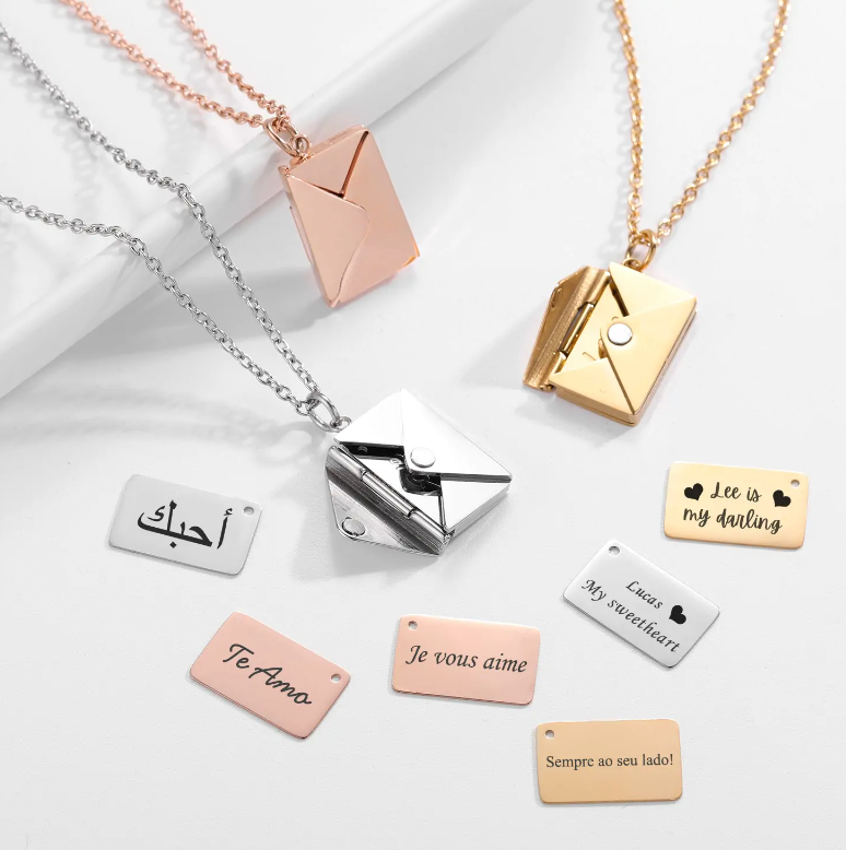 Envelope Necklace-Tay's Goodies
