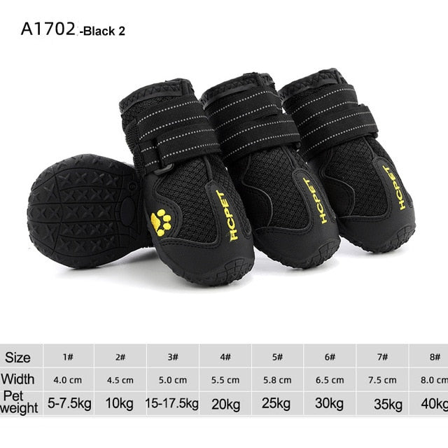 Waterproof Reflective Dog Boots-Tay's Goodies