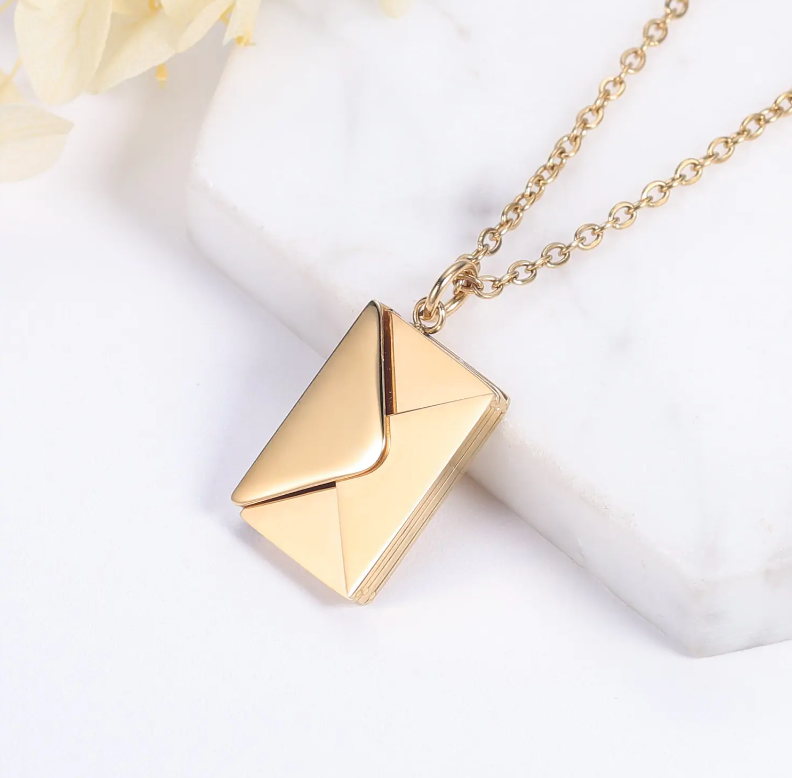 Envelope Necklace-Tay's Goodies
