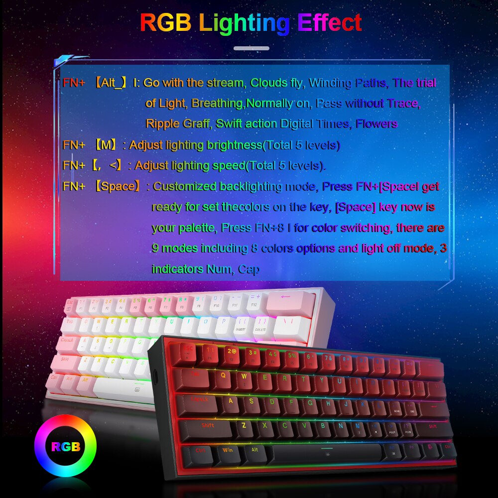 Mini Mechanical Gaming Wired Keyboard-Tay's Goodies