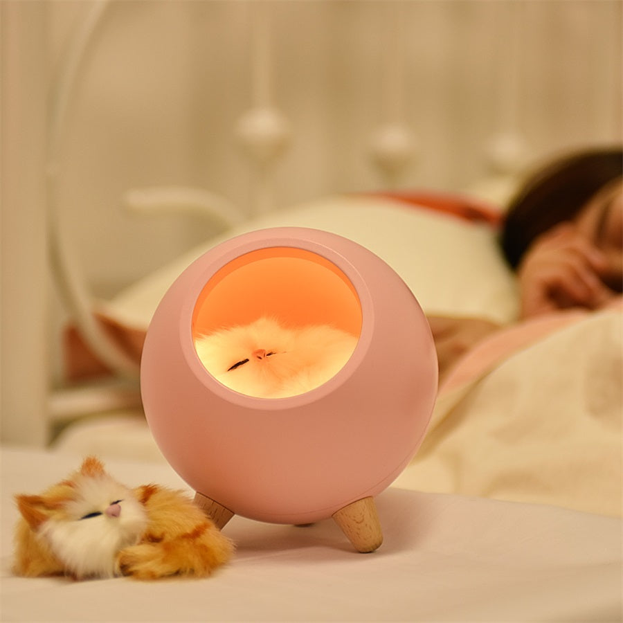 LED Cat Light USB Touch Night Llight Bionic Cat Stepless Dimming Atmosphere Night Light Room Decoration Lamp Holiday Gift-Tay's Goodies