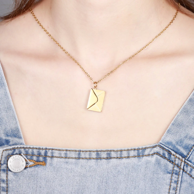 Envelope Necklace-Tay's Goodies