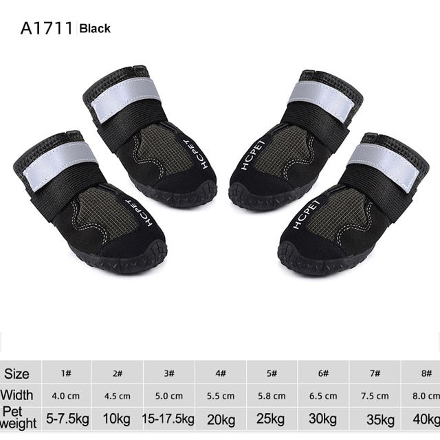 Waterproof Reflective Dog Boots-Tay's Goodies
