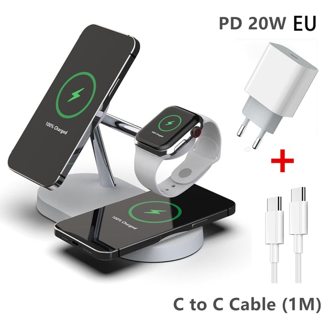3-in-1 Wireless Magsafe Charger Stand-Tay's Goodies
