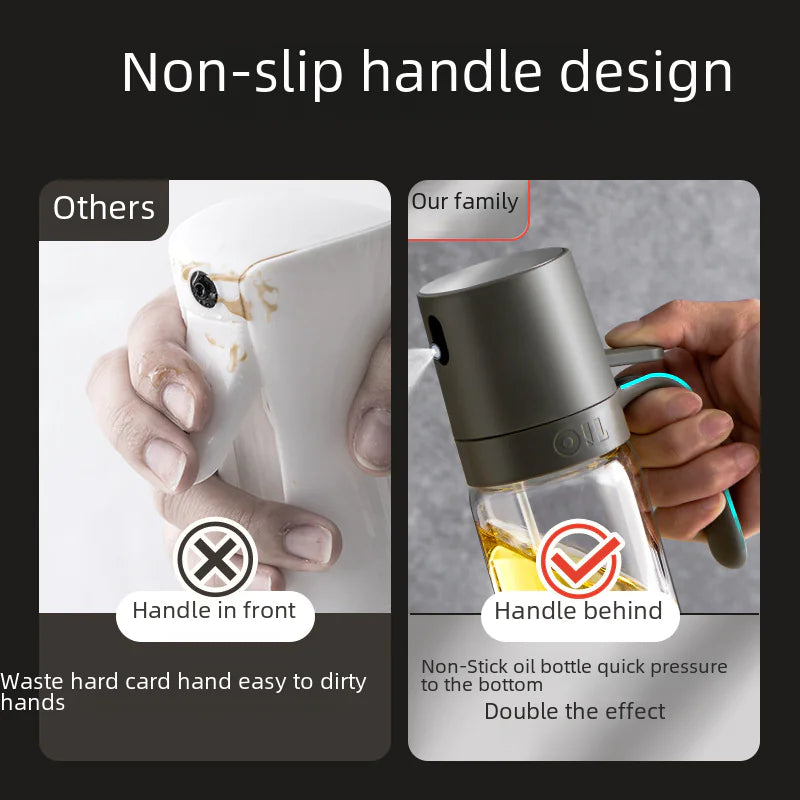 Self-Designed Glass Oil Spray Bottle for Kitchen Use-Tay's Goodies