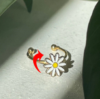 Fidget Spinner Rotatable Ring For Women-Tay's Goodies
