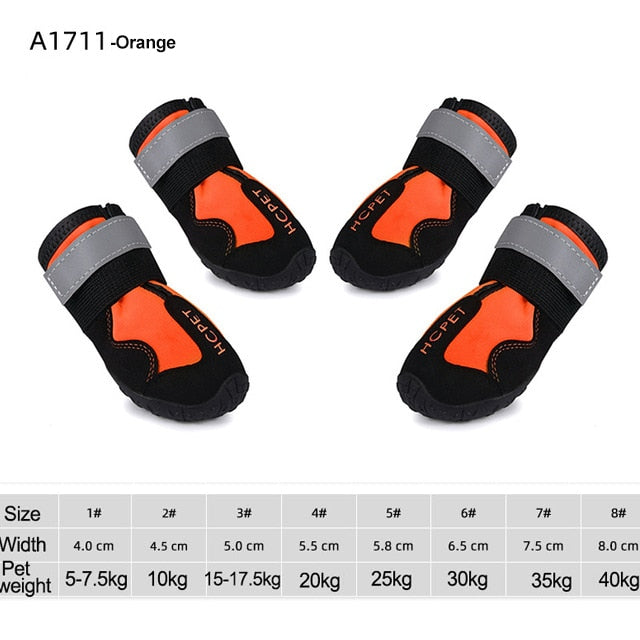 Waterproof Reflective Dog Boots-Tay's Goodies