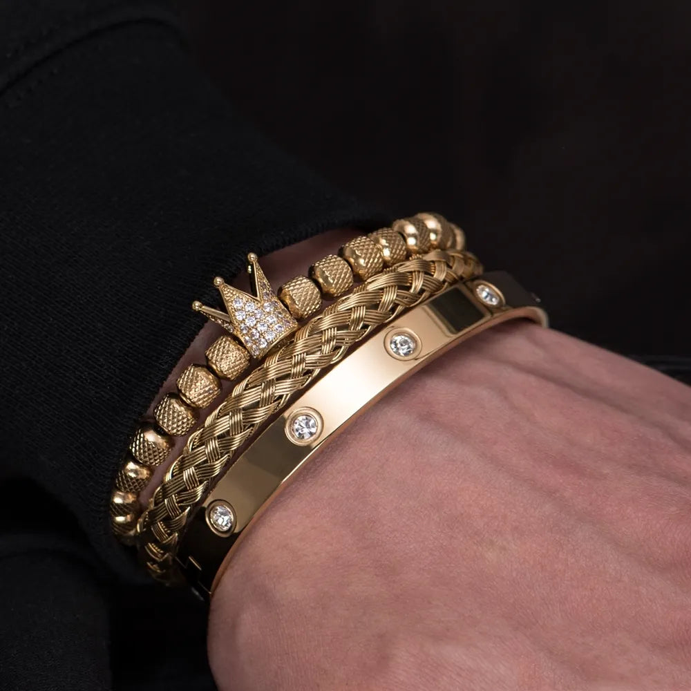 Diamond Roman Bracelets-Tay's Goodies