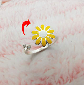 Fidget Spinner Rotatable Ring For Women-Tay's Goodies