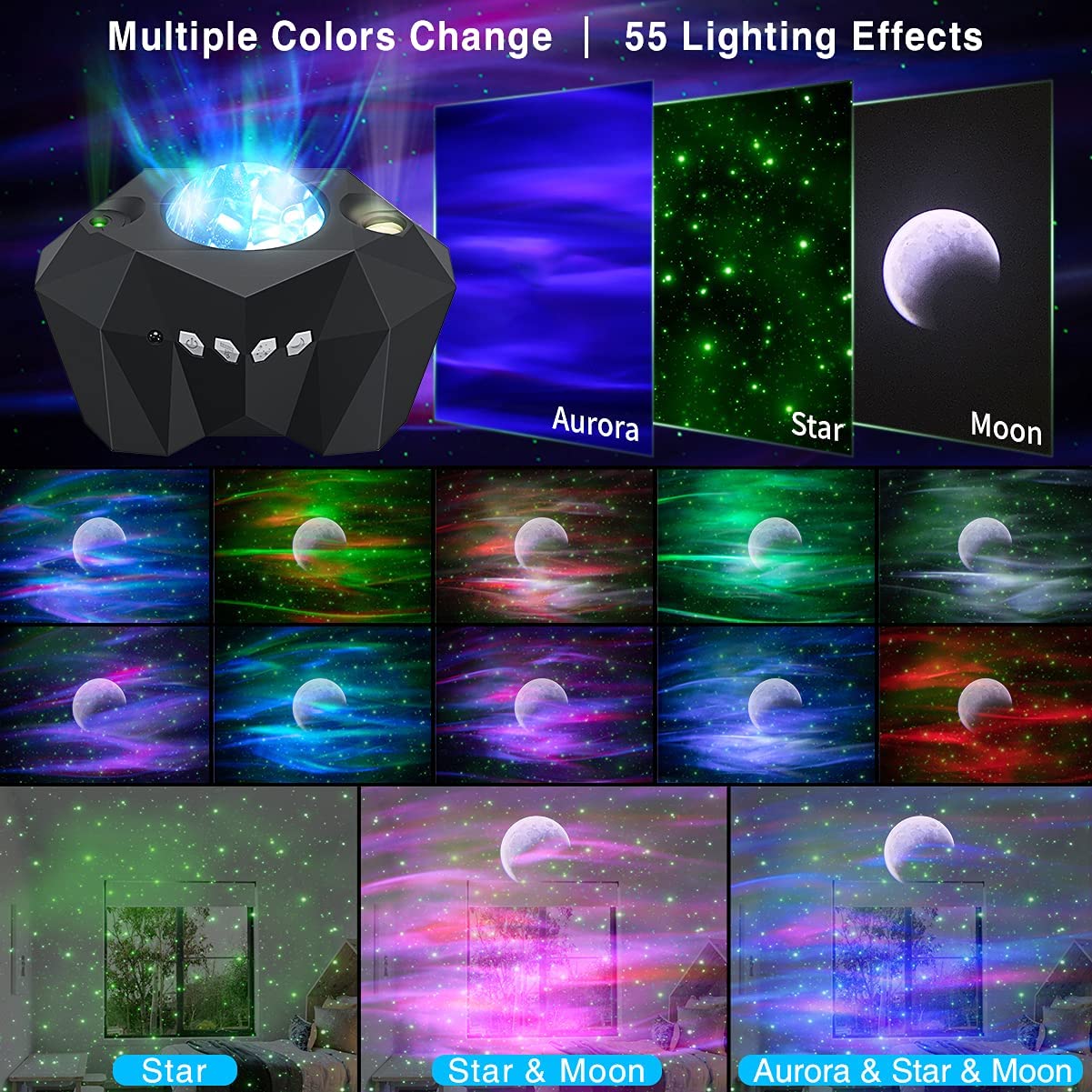 Northern Lights Star Projector-Tay's Goodies