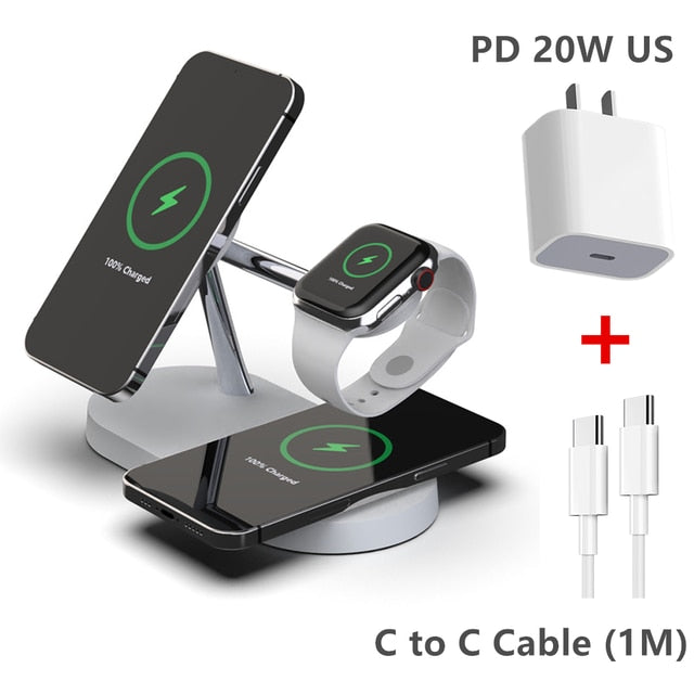3-in-1 Wireless Magsafe Charger Stand-Tay's Goodies