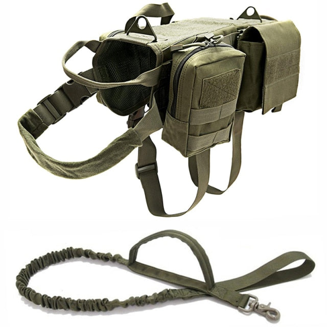 Tactical Military Dog Harness-Tay's Goodies