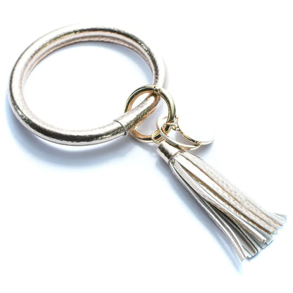 Pure Leather Tassel Pendant Bracelet-Tay's Goodies