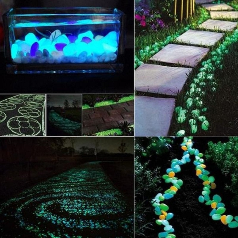 Glow in the Dark Garden Pebbles-Tay's Goodies