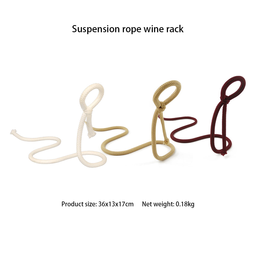 Suspended Rope Wine Bottle-Tay's Goodies