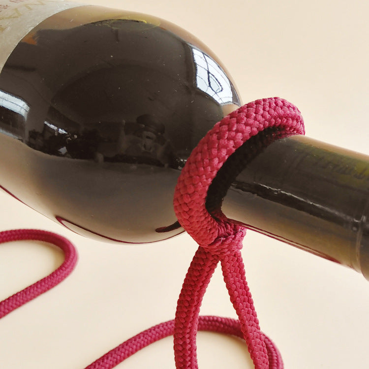Suspended Rope Wine Bottle-Tay's Goodies