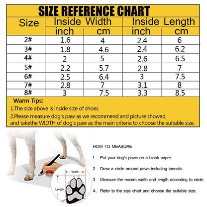Waterproof Reflective Dog Boots-Tay's Goodies