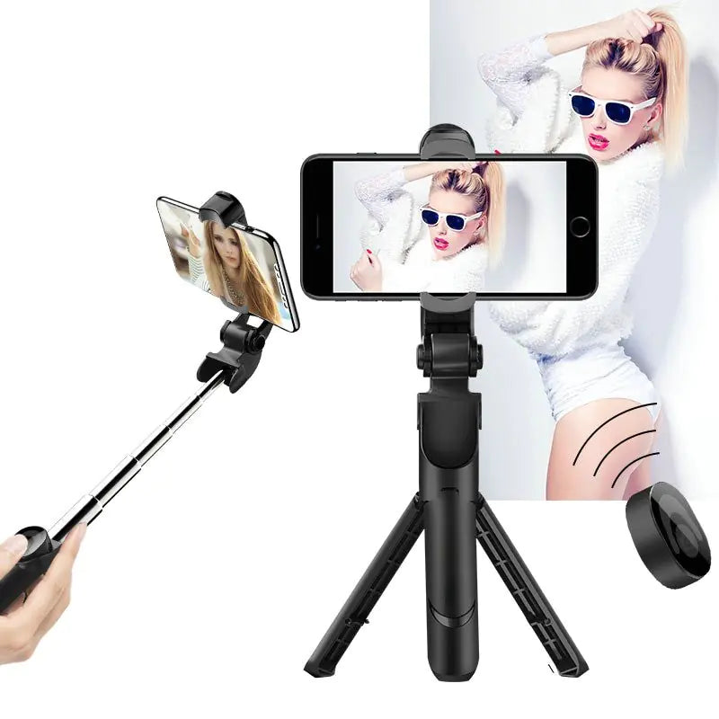 Bluetooth Selfie Stick and Phone Tripod Stand-Tay's Goodies