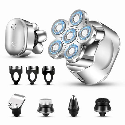 5-in-1 Electric Razor for Bald Men with LED Display-Tay's Goodies