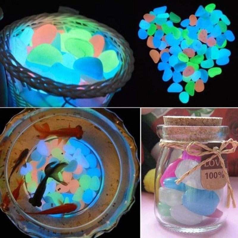 Glow in the Dark Garden Pebbles-Tay's Goodies