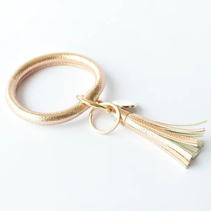 Pure Leather Tassel Pendant Bracelet-Tay's Goodies