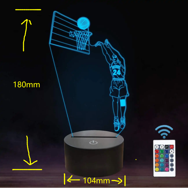 Basketball 3D Lamp-Tay's Goodies