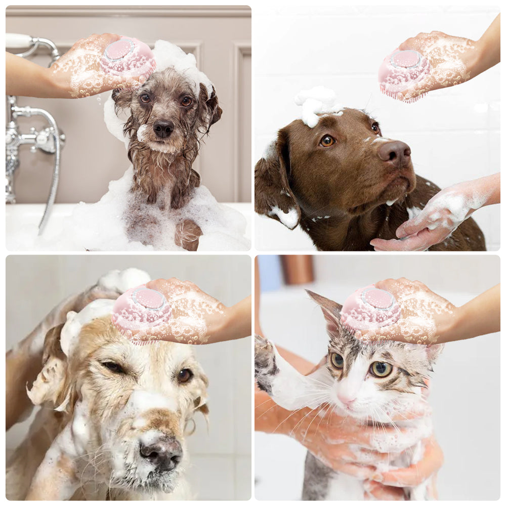 Soft Silicone Dog Brush-Tay's Goodies