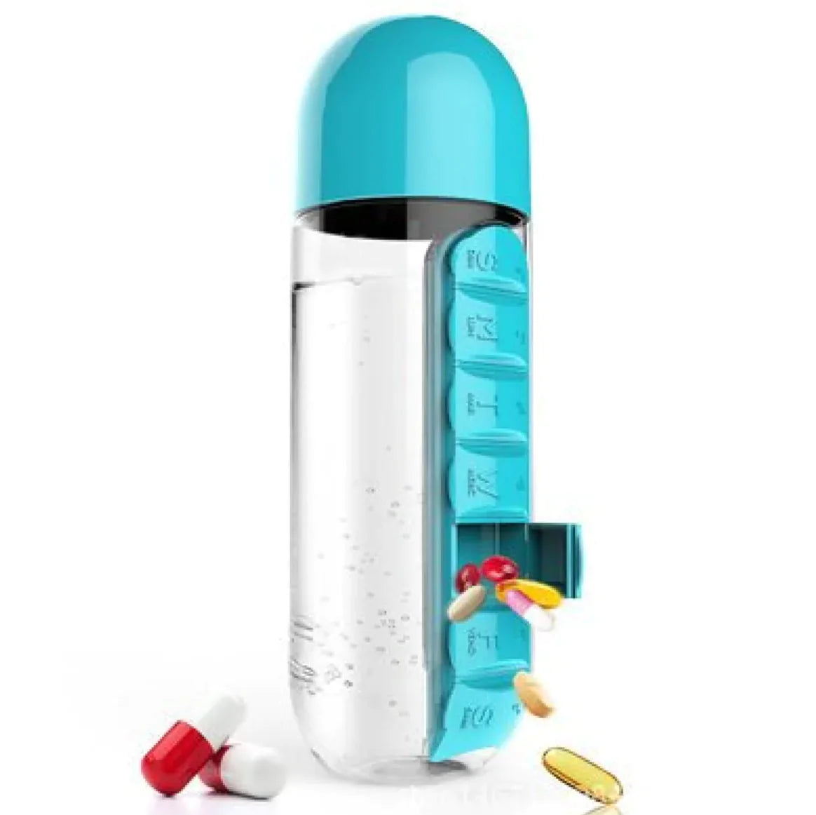2-in-1 Medicine Bottle & Cup – 600ml-Tay's Goodies