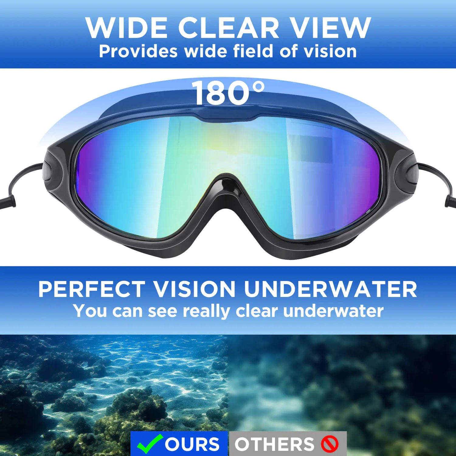2-Pack Swimming Goggles Set-Tay's Goodies