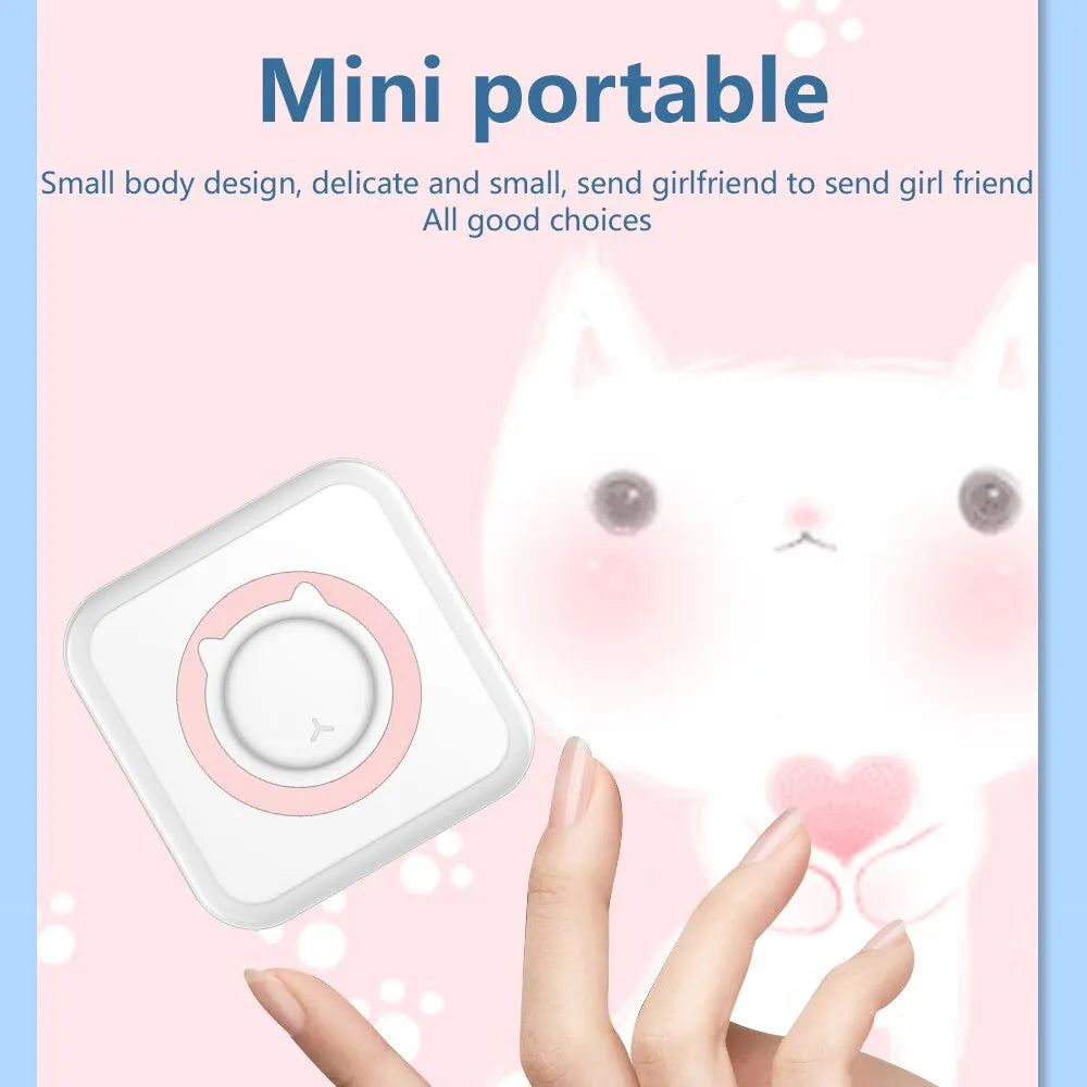 Mini Printer Portable Thermal Stickers-Tay's Goodies