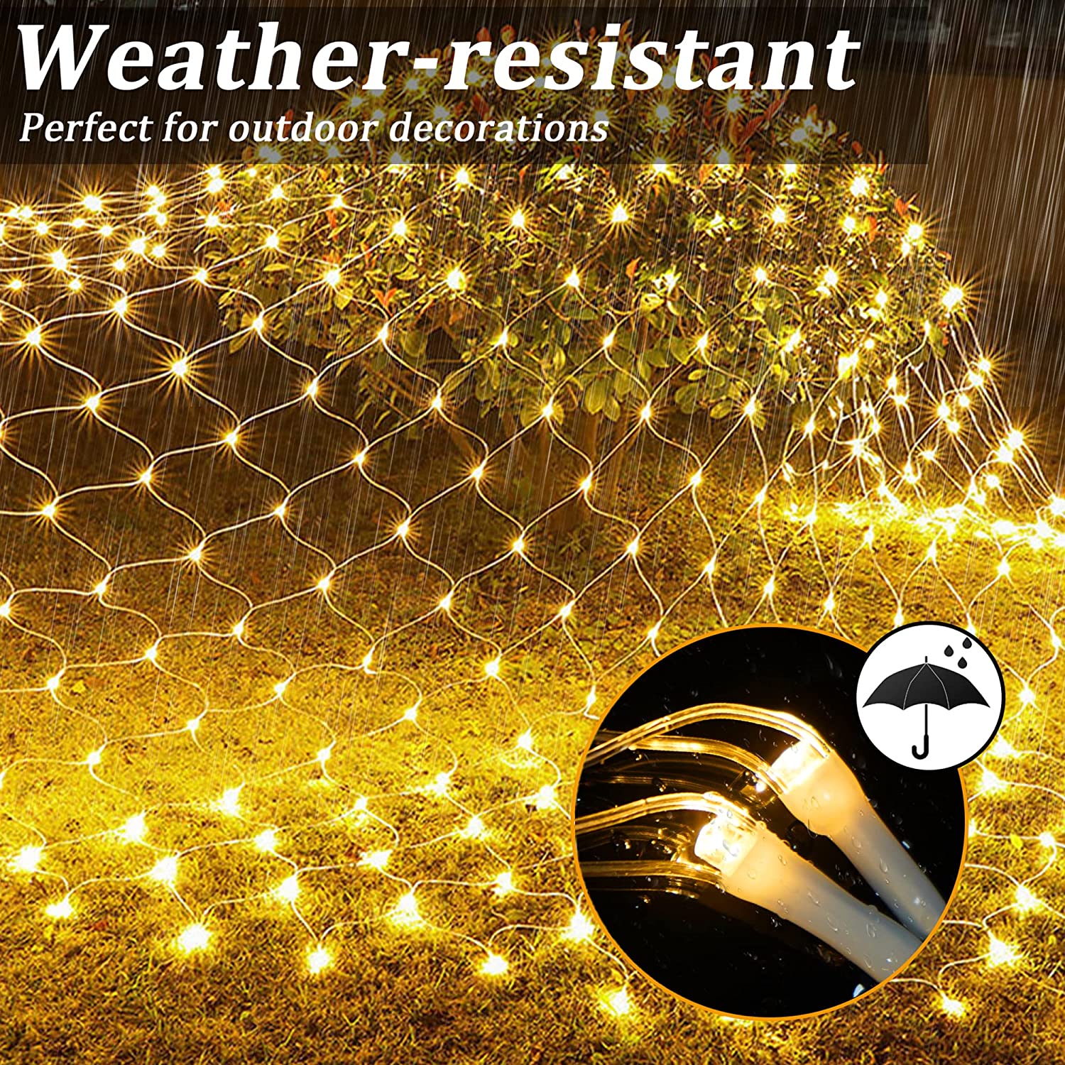 Net Mesh Solar Fairy Lights-Tay's Goodies