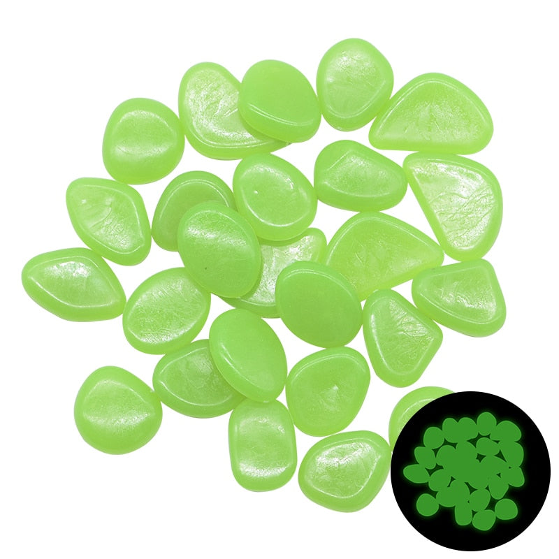 Glow in the Dark Garden Pebbles-Tay's Goodies