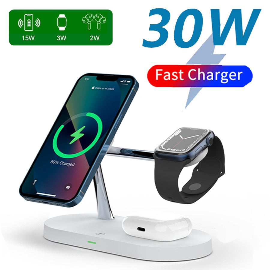 3-in-1 Wireless Magsafe Charger Stand-Tay's Goodies