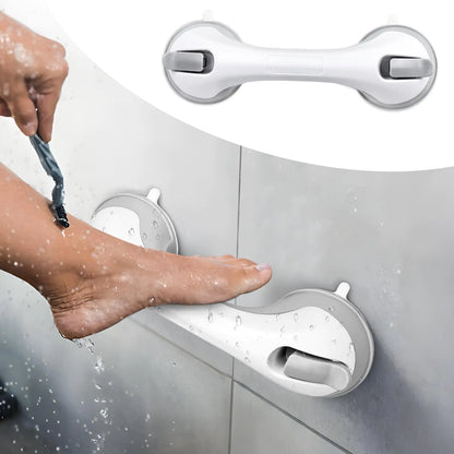 Shower Foot Rest for Wall 12 Inches Shower Pedicure Foot Stool for Shaving Legs Bathroom Stool with Powerful Suction Cups Foot Stand for Inside Shower Suitable for Small Shower Spaces-Tay's Goodies