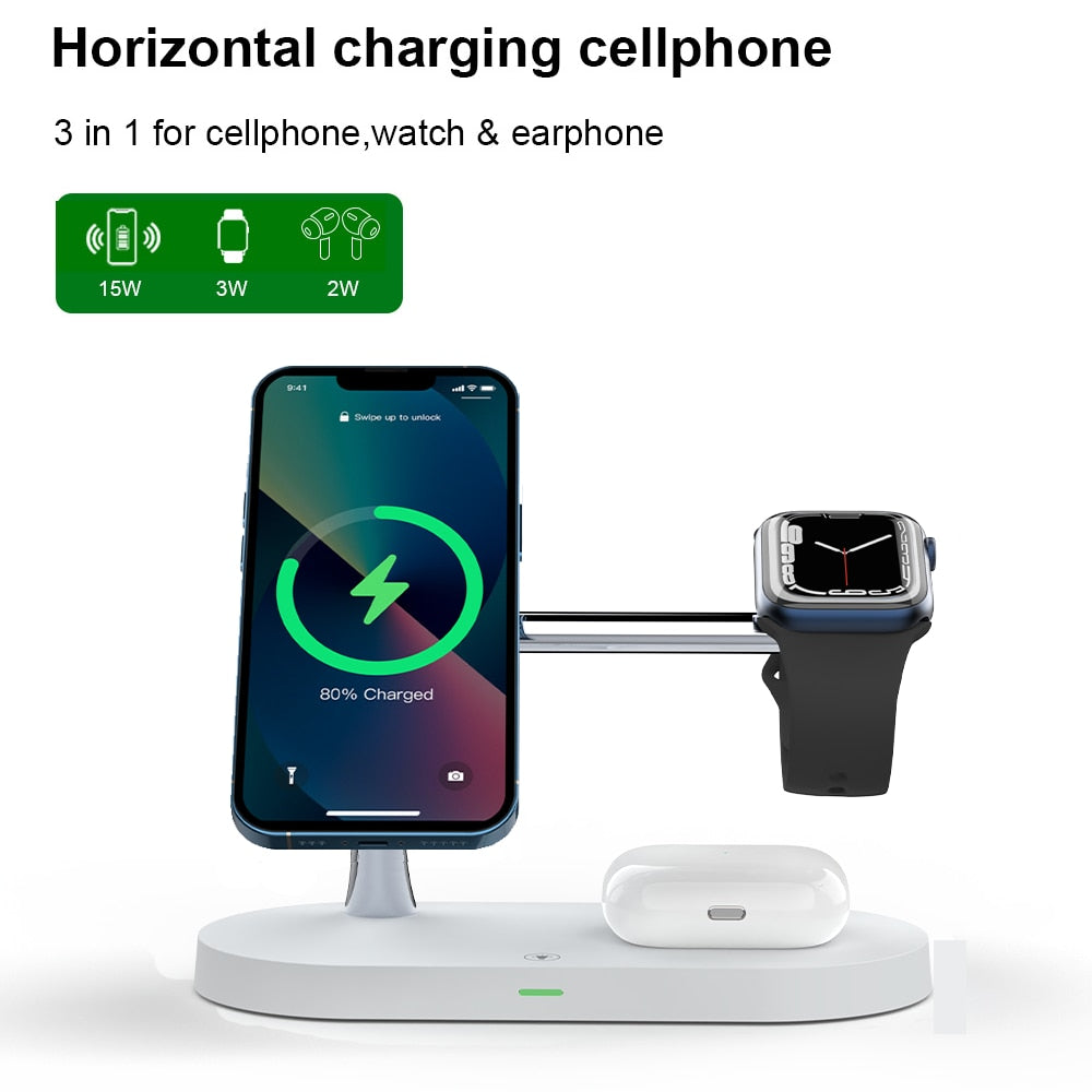 3-in-1 Wireless Magsafe Charger Stand-Tay's Goodies