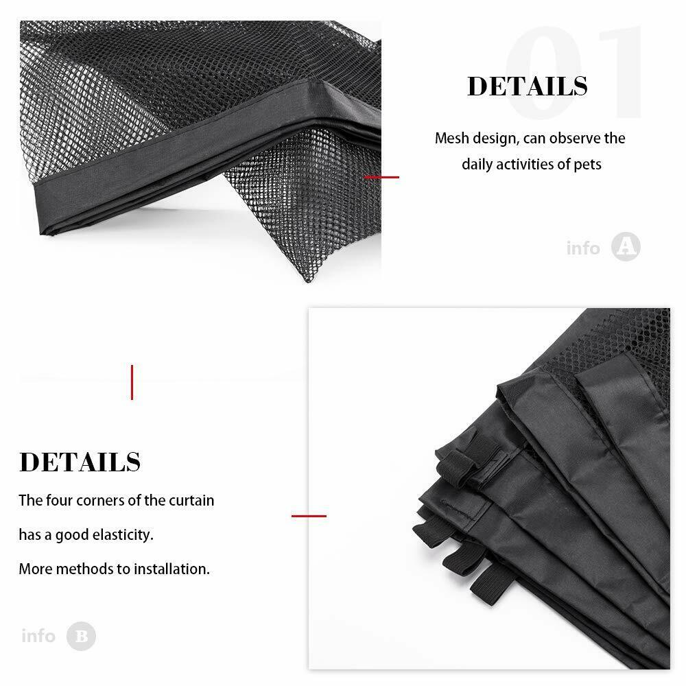 Black Foldable Protection Pet Safety Gate-Tay's Goodies