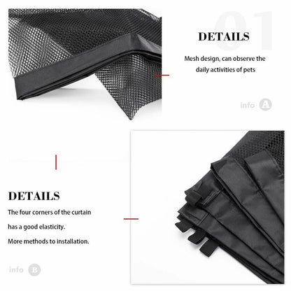 Black Foldable Protection Pet Safety Gate-Tay's Goodies
