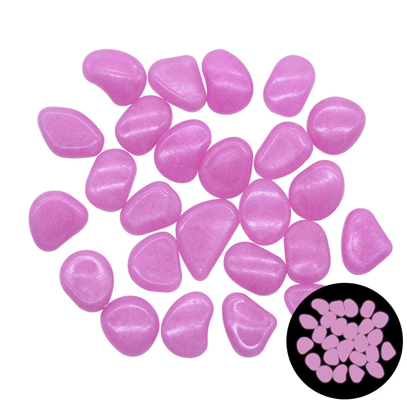 Glow in the Dark Garden Pebbles-Tay's Goodies
