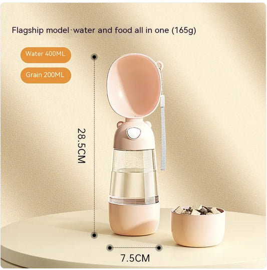 Portable Dog Water Bottle & Feeder for Pets, Travel Water Dispenser and Bowl-Tay's Goodies