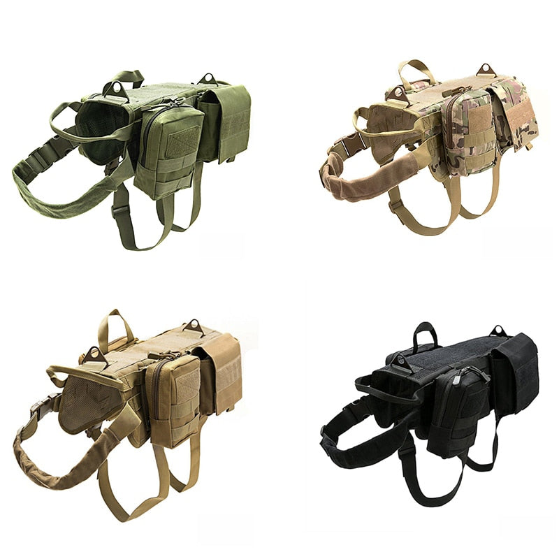 Tactical Military Dog Harness-Tay's Goodies