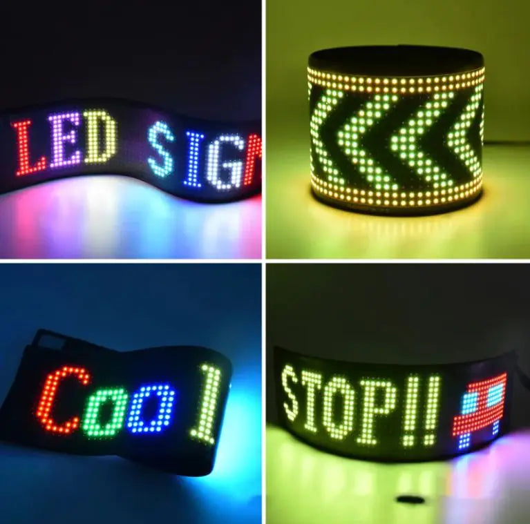 Programmable Car LED Sign LED Full-color Advertising Screen Ultra-thin Display Screen Custom Text Pattern Animation Display Car-Tay's Goodies