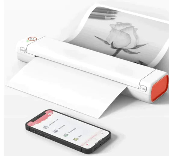 Portable Wireless A4 Thermal Printer (Single Unit)-Tay's Goodies