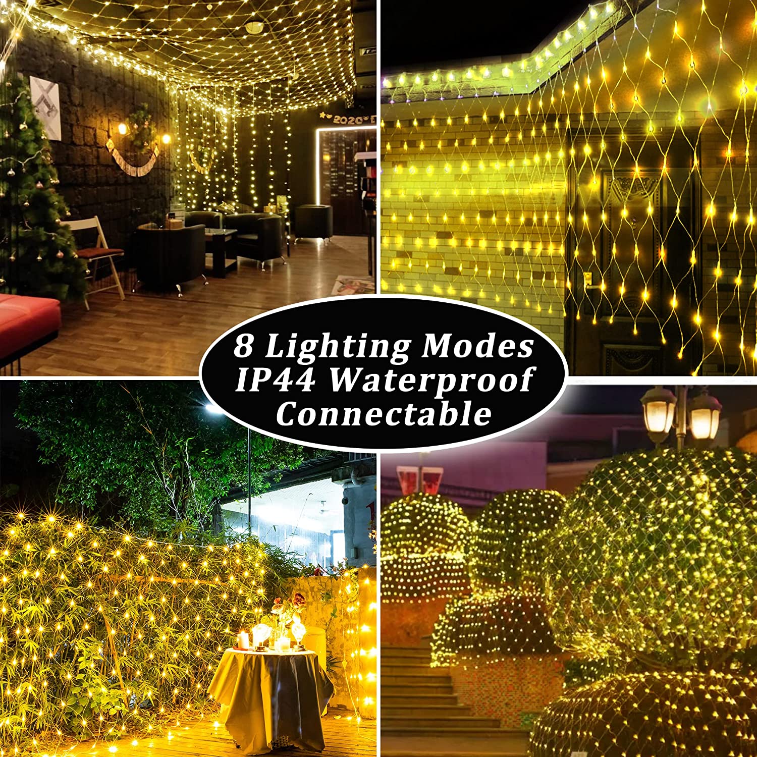 Net Mesh Solar Fairy Lights-Tay's Goodies