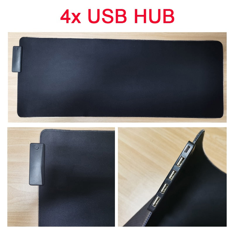 RGB Mouse Pad with Cable-Tay's Goodies