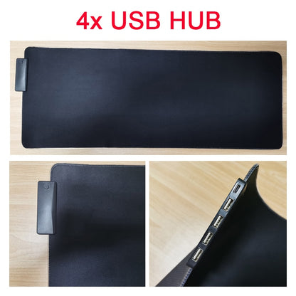 RGB Mouse Pad with Cable-Tay's Goodies