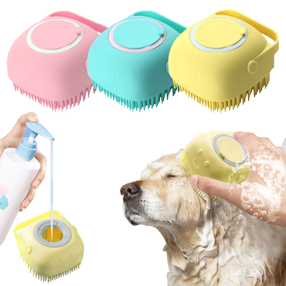 Soft Silicone Dog Brush-Tay's Goodies