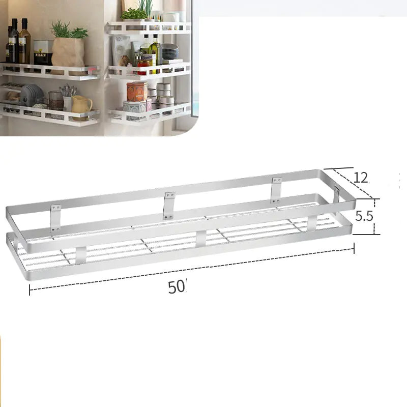 Wall-Mounted Kitchen Spice Rack and Organizer Shelf-Tay's Goodies