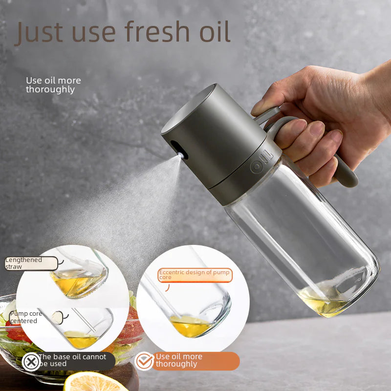 Self-Designed Glass Oil Spray Bottle for Kitchen Use-Tay's Goodies