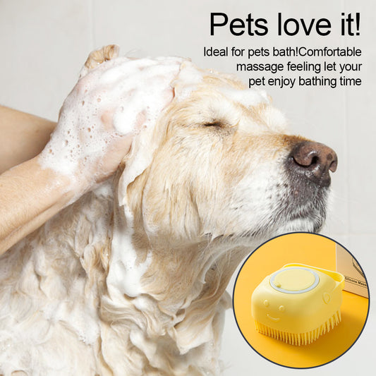 Soft Silicone Dog Brush-Tay's Goodies